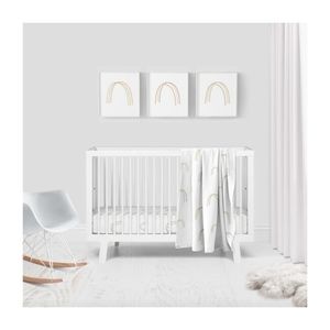 Goumi 3 piece Nursery Bedding set Over the Rainbow